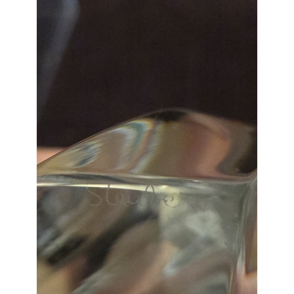 Signed Steuben Glass James Houston Crystal Roundel Engraved Art Wildlife Boxed - Picture 4 of 5